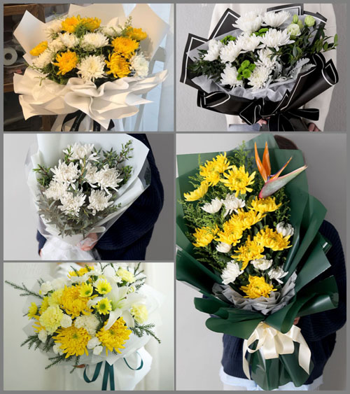 广东揭阳市揭东区玉湖镇吴厝村白事花束代送